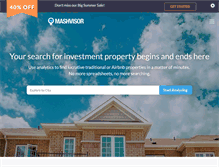 Tablet Screenshot of mashvisor.com